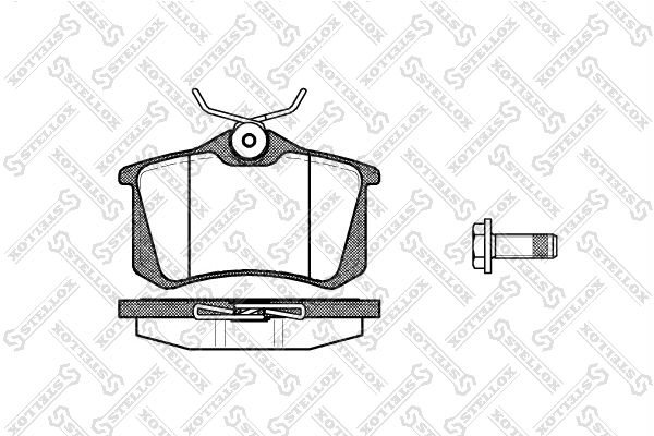 STELLOX 274 005B-SX Brake Pad Set, disc brake
