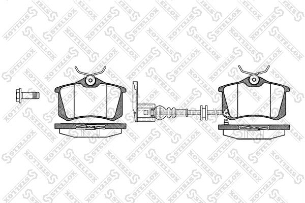 STELLOX 274 041-SX Brake Pad Set, disc brake