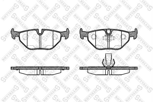 STELLOX 276 015B-SX Brake Pad Set, disc brake