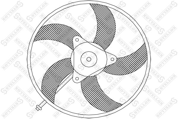 STELLOX 29-99004-SX Fan, engine cooling