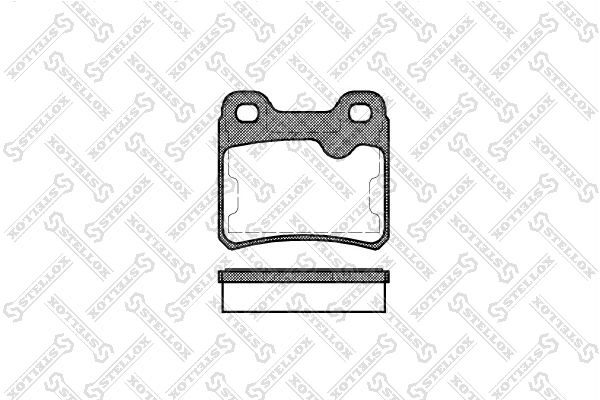 STELLOX 293 010-SX Brake Pad Set, disc brake