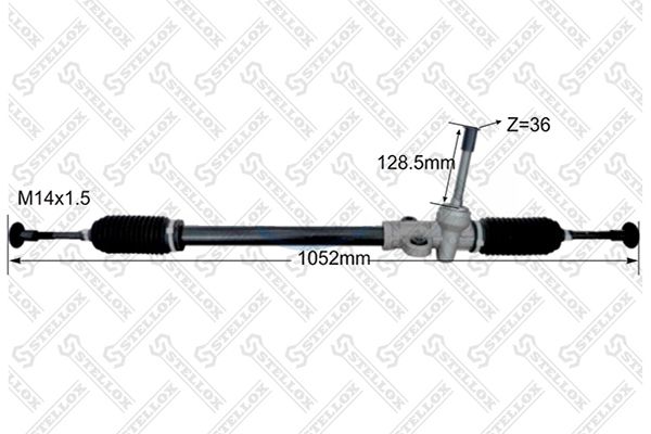 STELLOX 31-37270-SX Steering Gear