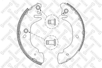 Brake Shoe Set STELLOX 316 100-SX
