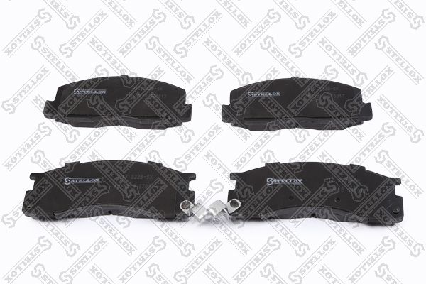 STELLOX 317 022B-SX Brake Pad Set, disc brake