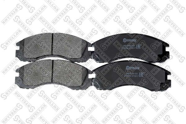 STELLOX 365 022B-SX Brake Pad Set, disc brake