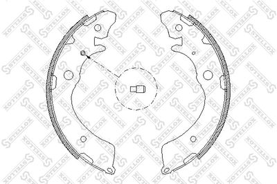 Brake Shoe Set STELLOX 394 100-SX