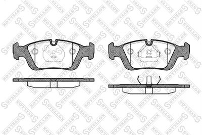 Brake Pad Set, disc brake STELLOX 395 000B-SX