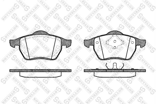STELLOX 401 000B-SX Brake Pad Set, disc brake