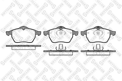 Brake Pad Set, disc brake STELLOX 401 010B-SX