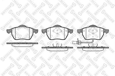 Brake Pad Set, disc brake STELLOX 401 011B-SX