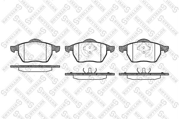 STELLOX 401 020B-SX Brake Pad Set, disc brake