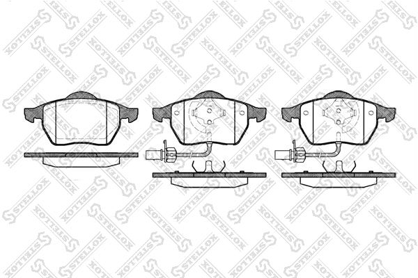 STELLOX 401 022B-SX Brake Pad Set, disc brake