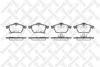 Brake Pad Set, disc brake STELLOX 401 032-SX