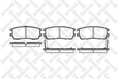 Brake Pad Set, disc brake STELLOX 416 002B-SX