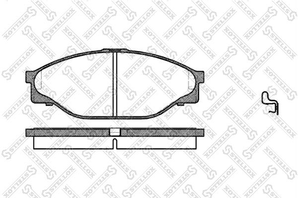 STELLOX 423 020-SX Brake Pad Set, disc brake