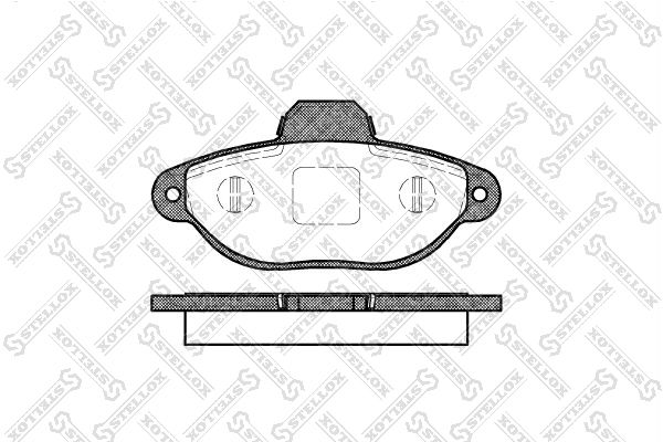 STELLOX 425 020-SX Brake Pad Set, disc brake