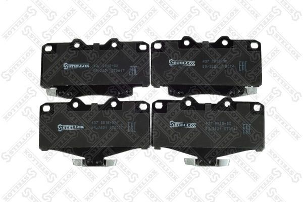 STELLOX 437 001B-SX Brake Pad Set, disc brake