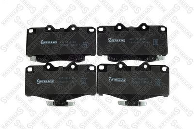 Brake Pad Set, disc brake STELLOX 437 001B-SX