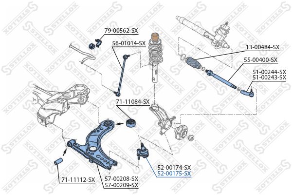 STELLOX 52-00175-SX Ball Joint