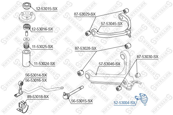 STELLOX 52-53004-SX Ball Joint