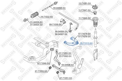 Ball Joint STELLOX 52-71012-SX