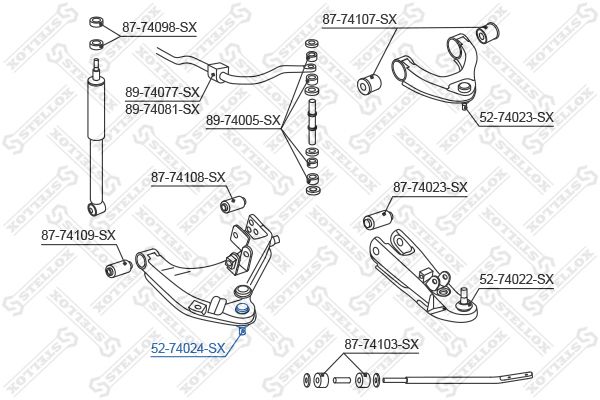 STELLOX 52-74024-SX Ball Joint