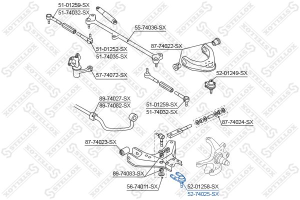 STELLOX 52-74025-SX Ball Joint