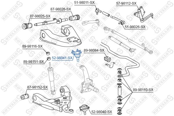 STELLOX 52-98041-SX Ball Joint