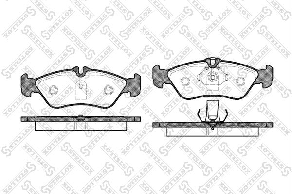 STELLOX 591 000B-SX Brake Pad Set, disc brake