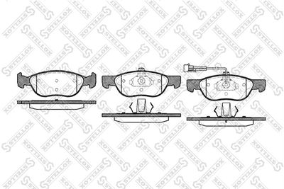 Brake Pad Set, disc brake STELLOX 598 011B-SX