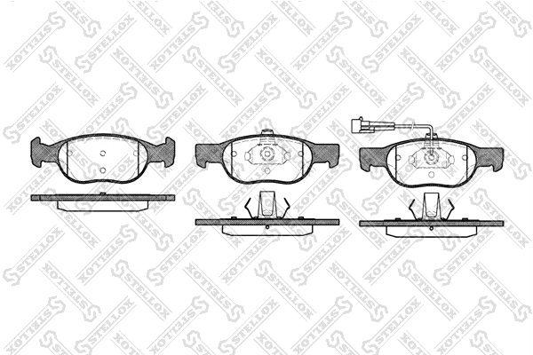 STELLOX 599 011B-SX Brake Pad Set, disc brake