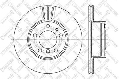Brake Disc STELLOX 6020-1519V-SX