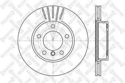 Brake Disc STELLOX 6020-1521V-SX