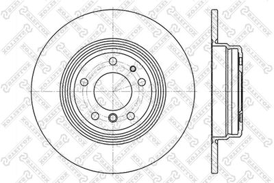 Brake Disc STELLOX 6020-1533-SX