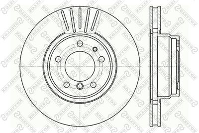 Brake Disc STELLOX 6020-1534V-SX