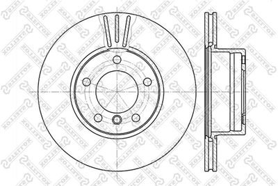 Brake Disc STELLOX 6020-1536V-SX