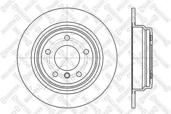 STELLOX 6020-1537-SX Brake Disc