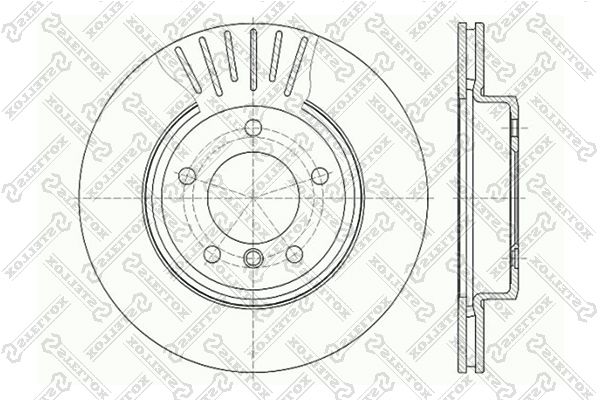 STELLOX 6020-1540V-SX Brake Disc