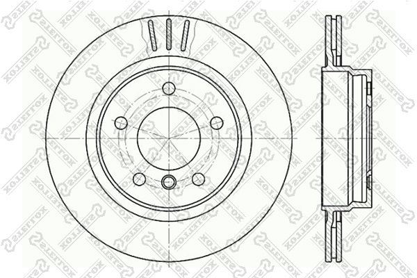 STELLOX 6020-1541V-SX Brake Disc