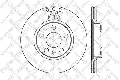Brake Disc STELLOX 6020-1923V-SX