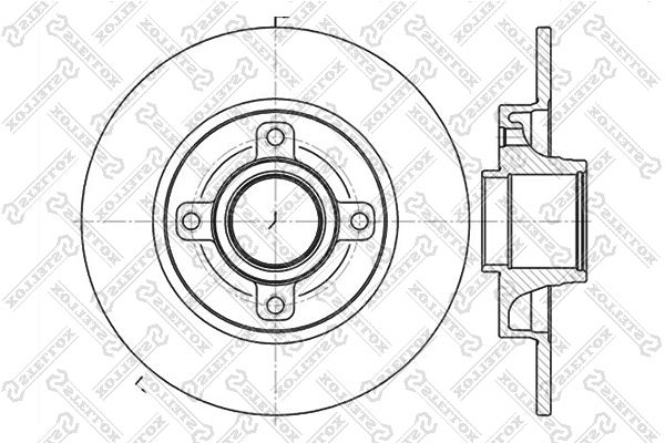STELLOX 6020-1947-SX Brake Disc