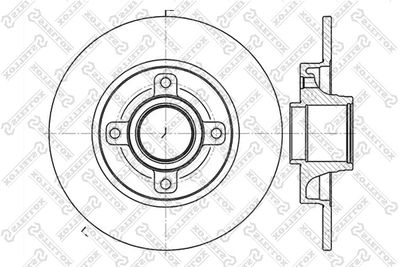 Brake Disc STELLOX 6020-1947-SX