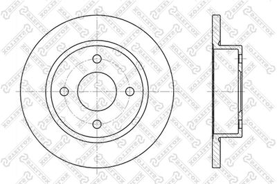 Brake Disc STELLOX 6020-2237-SX