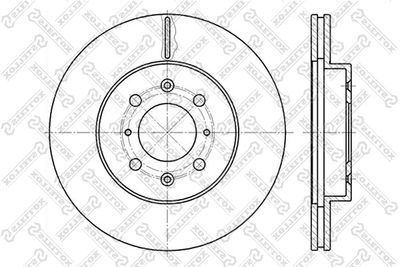 Brake Disc STELLOX 6020-2614V-SX