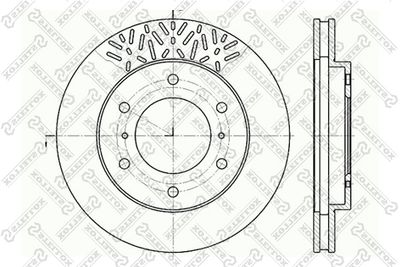 Brake Disc STELLOX 6020-3033V-SX