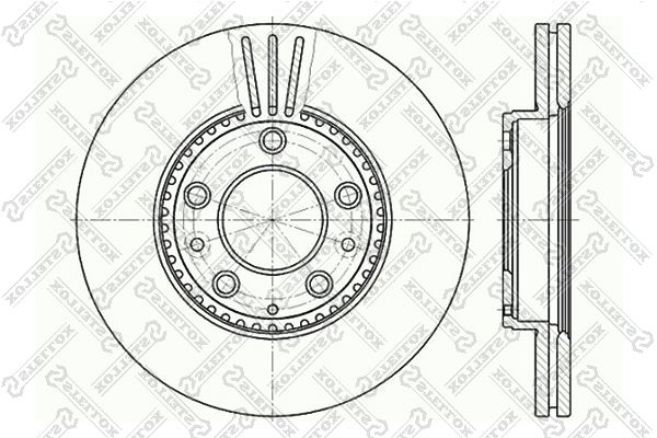 STELLOX 6020-3245V-SX Brake Disc