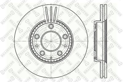 Brake Disc STELLOX 6020-3245V-SX