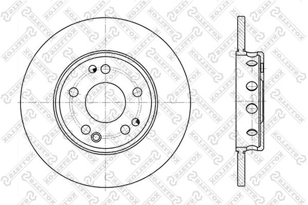 STELLOX 6020-3309-SX Brake Disc