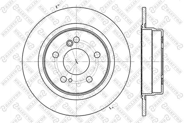 STELLOX 6020-3326-SX Brake Disc