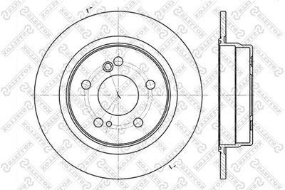 Brake Disc STELLOX 6020-3326-SX